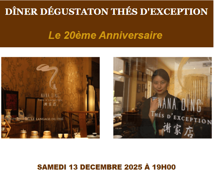 3 - Diner Degustation Thés 20 ans - langage du the